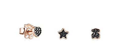 Tous 18 Karat Vergoldete Damenohrringe Auf Sterlingsilber Set