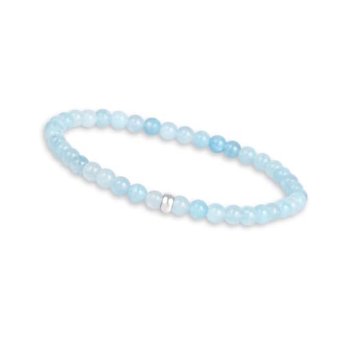 Gd Good Designs Aquamarin Perlenarmband Damen Mit Echten