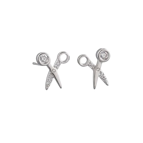 Dzla Ohrstecker Silber 925 Damen Ohrringe Klassisch Mode