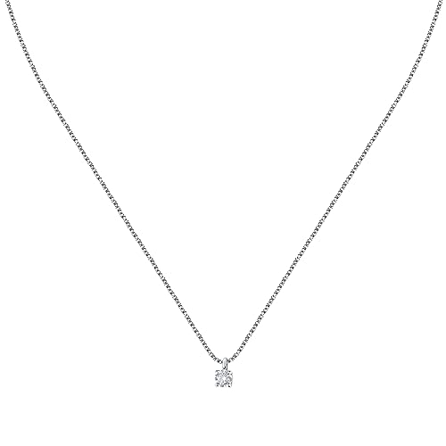 Morellato Damenhalskette Aus 925 Silber Zirkone Tesori Kollektion