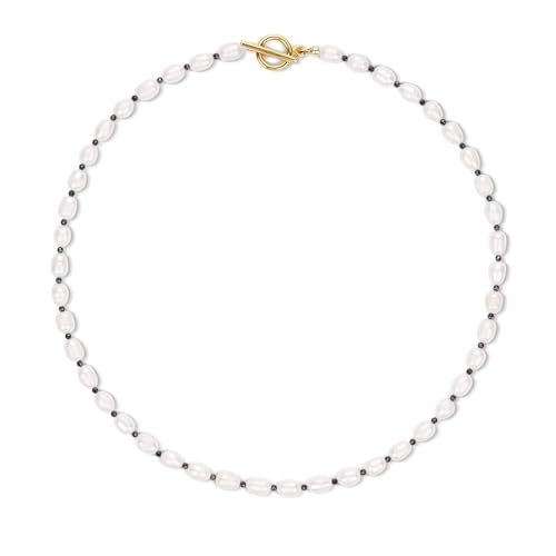 Coai Damen Bunte Perlenkette Mit Wei E S