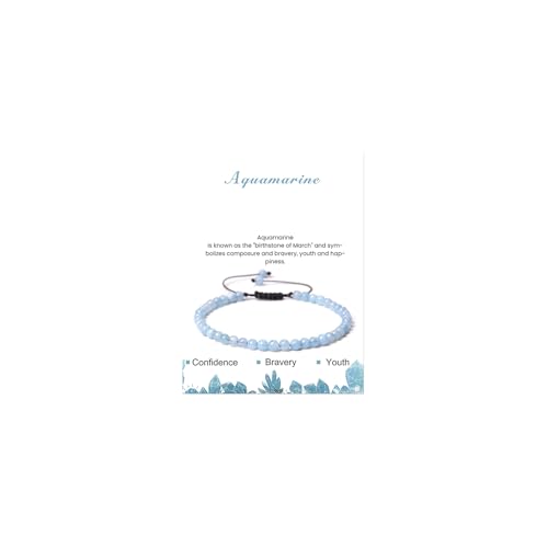 Loccy Echtes Naturstein Armband F R Damen 4mm