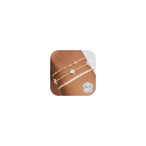 Finrezio 3 St Ck Armband Damen Gold 14