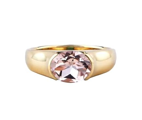 Vintage Morganit Verlobungsring F R M Nner Siegel