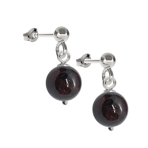 I L U S Elegante Dunkelrot Granat Edelstein