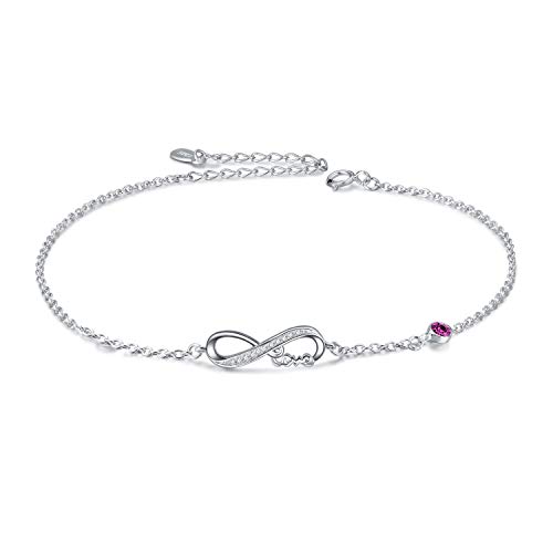 Aoboco Infinity Fu Kettchen Sterling Silber 925 Damen