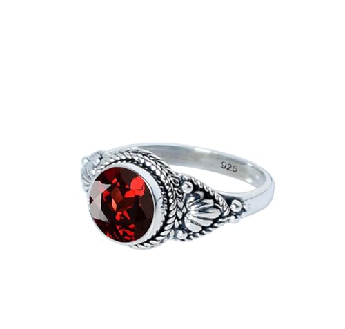 Nat Rlicher Granat Ring F R Frauen Allt