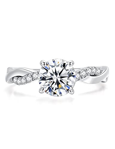 Imolove Moissanite Ehering F R Damen Moissanit Ringe