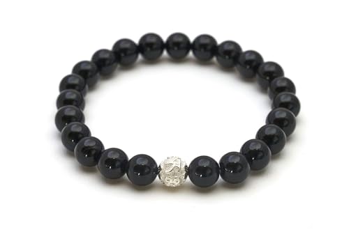 Bergerlin Turmalin Armband Perlenarmband Aus Echtem Naturstein Mit
