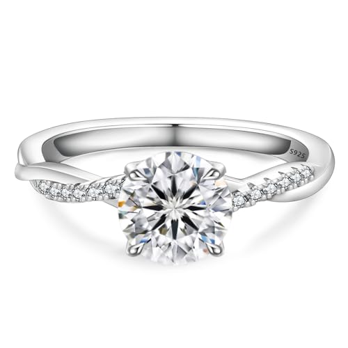 Krkc Co Solit R Verlobungsringe Moissanite Damen 1