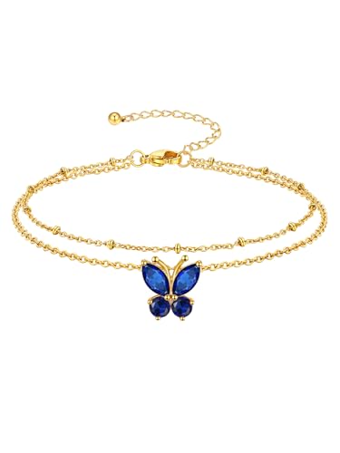 Richsteel Geburtsstein Fu Kette F R Damen Sommer