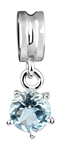 Nenalina Blauer Topas Bead Blau In 925 Sterling