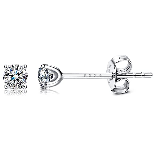 Krfy Moissanite Ohrstecker Ohrringe F R Damen Herren