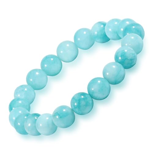 10mm Aquamarin Armband Echtes Naturstein Armband F R