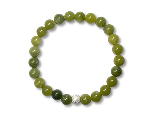 Majas Perlen Peridot Armband Natursteine Echt 8mm 925er