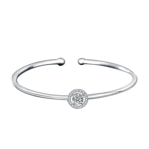 Stargems 0 5 Ct Moissanit 925 Silber Platinierter