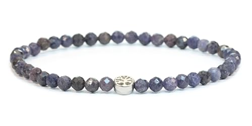 Lakada Echtes Saphir Edelstein Armband Mit Facettierten 4mm