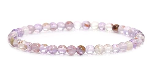 Lakada Echtes Super Seven Amethyst Edelstein Armband Mit