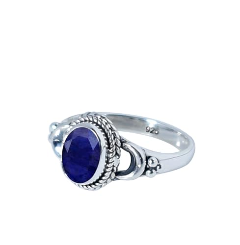 Gems Vibes Blauer Saphir Ring F R Damen