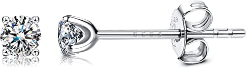 Morfetto Moissanit Ohrstecker 0 1 Karat Brillanter Rundschnitt