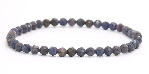 Lakada Echtes Saphir Edelstein Armband Mit Facettierten 4mm