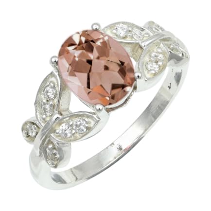 Im Labor Gez Chteter Morganit Edelstein Bandring 925