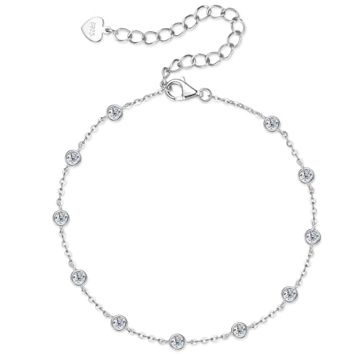 Prostory 0 66 Karat Moissanit Gliederarmband D Farbe