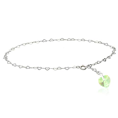 Fu Kette Fu Kettchen 925 Silber Mit Swarovski