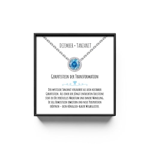 Bylitz Personalisierte Geburtsstein Kette Mit Anh Nger Und