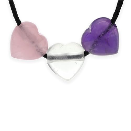 Lebensquelle Plus 3 Herzanh Nger Aus Edelstein Bergkristall