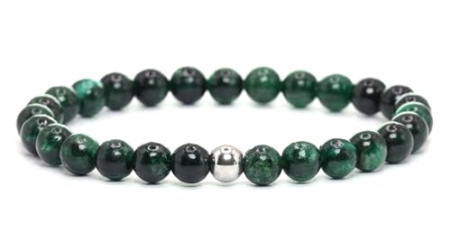 Echtes Smaragd Edelstein Armband Mit 6mm Perlen Verschiedene