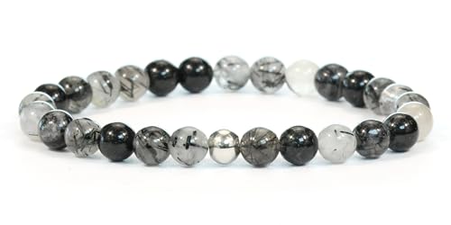 Echtes Turmalinquarz Edelstein Armband Mit 6mm Perlen Verschiedene