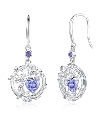 Fancime Baum Des Lebens Ohrringe Sterlingsilber 925 H