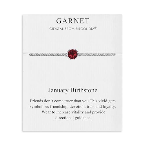 Philip Jones Januar Granat Geburtsstein Fu Kettchen Mit