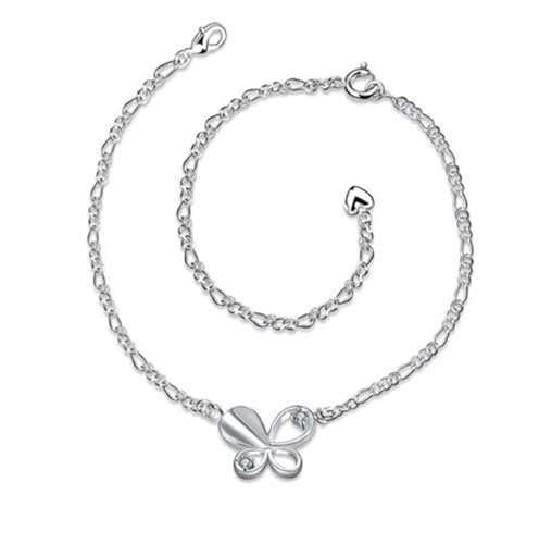 Browol 925 Sterling Silber Verstellbar Schmetterling Zirkonia Fu