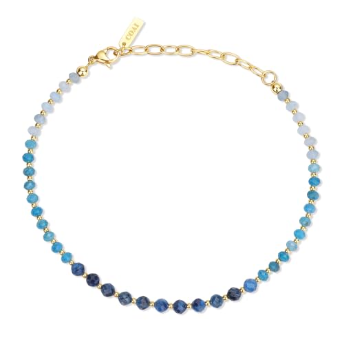 Coai Edelstein Fu Kette Aus 4x3 Mm Facettierten