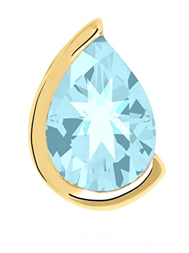 My Gold Anh Nger Topas Ohne Kette Echtes