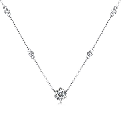 Maison Dianie Diamant Halskette Sterling Silber 925 Anh