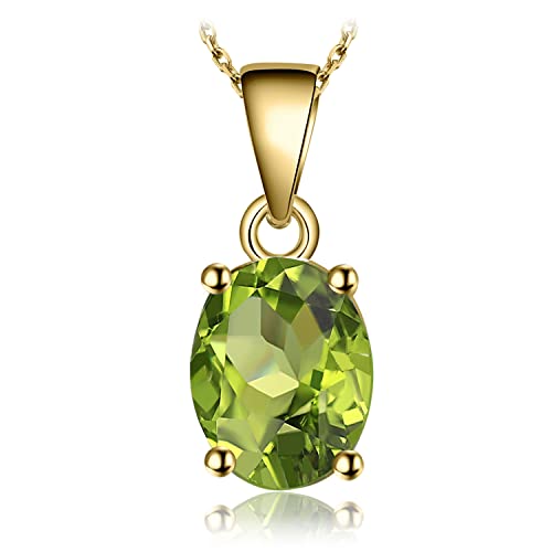 Jewelrypalace Oval 1 7ct Echt Peridot Birthstone Solit