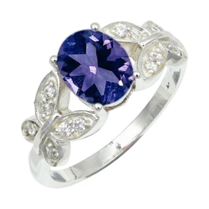 Im Labor Gez Chteter Tansanit Edelstein Bandring 925