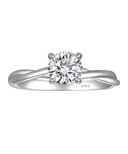 Yl Moissanite Ring 0 8 Karat 0 8