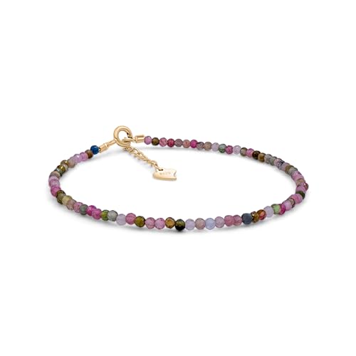 Turmalin Armband Aus 925 Silber Facettiert 2mm Nat