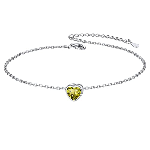 Chicsilver Damen M Dchen Herz Fu Kette 925