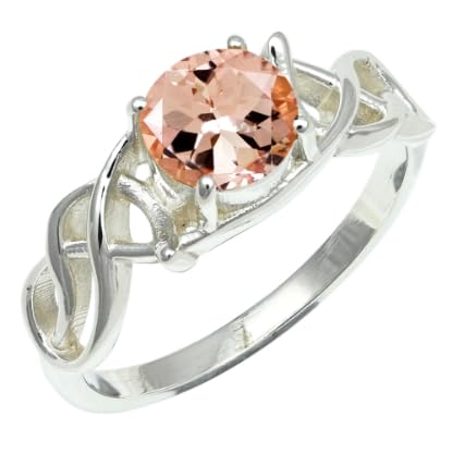 Morganit Im Labor Gez Chtet Edelstein Bandring 925