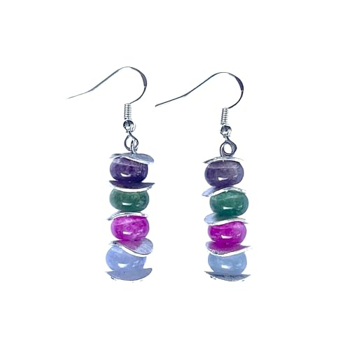 Aster Alhel Damenohrringe Nat Rlicher Turmalin Stein Anh