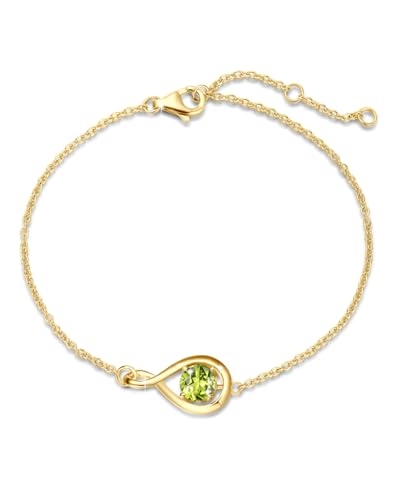 Fancime Peridot Armband Damen August Geburtstein Armb Nder