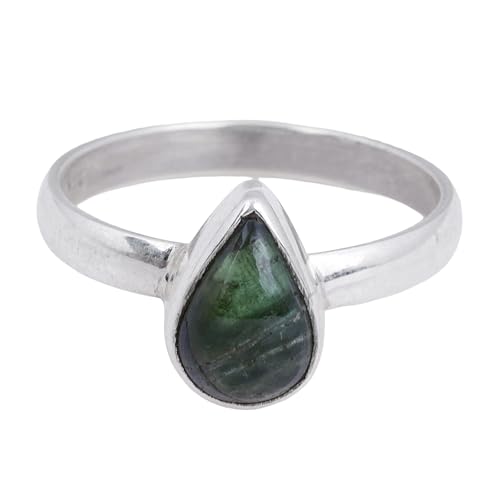 Turmalinring 925 Sterling Silber Ring Handgefertigter Nat Rlicher