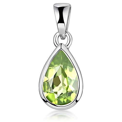 Materia Peridot Anh Nger Silber 925 Edelstein Schmuck