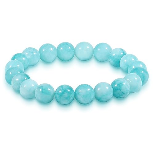 Chakra Heilung Armband 10mm Nat Rlichen Aquamarin Perlen