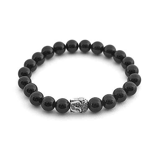 Bergerlin Turmalin Armband Echt Mit Naturstein Perlen Buddha